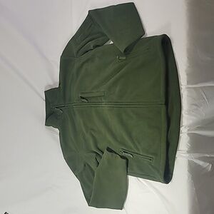 DULUTH TRADING CO Jacket Men's Heavyweight Work Fleece Full Zip Chore Size Large